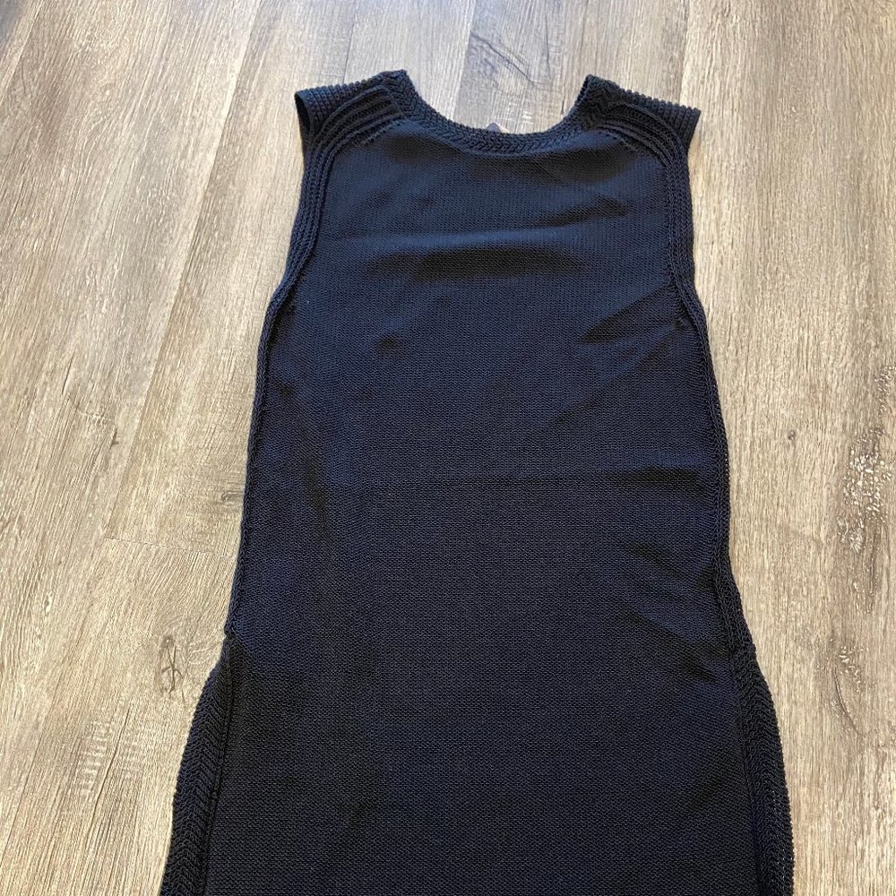 Athleta Knit Sweater Tunic Black